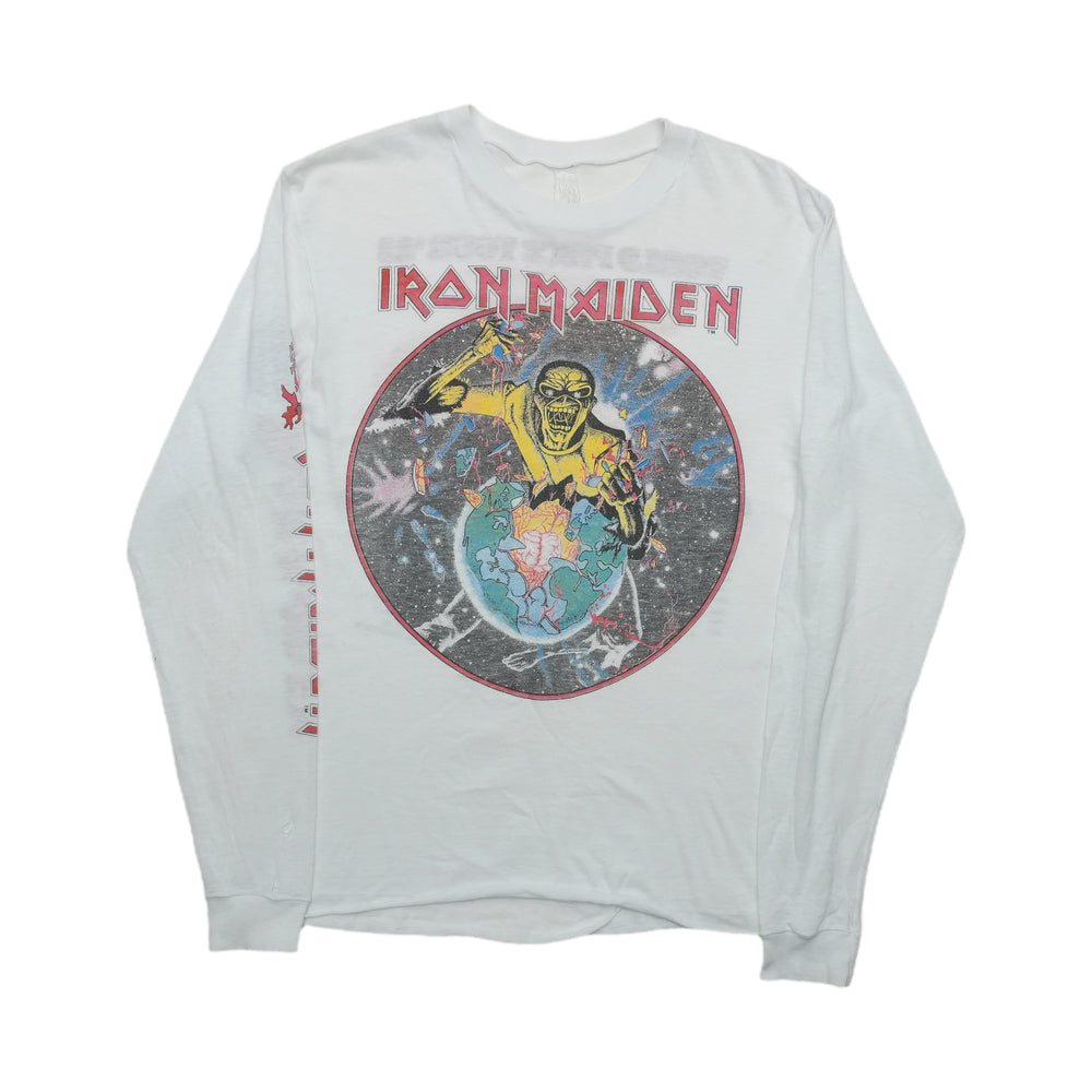 1983 Iron Maiden World Peace Long Sleeve Shirt Front