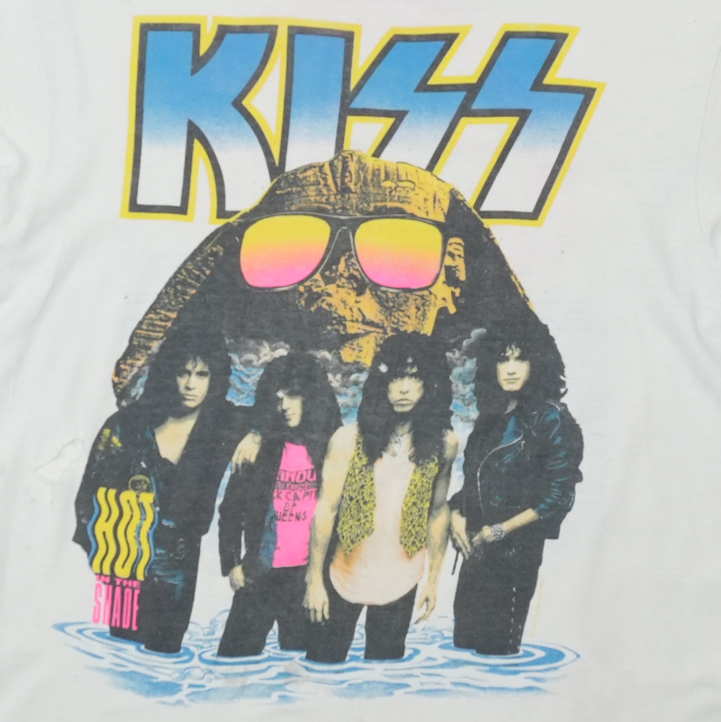 1990 KISS Hot In The Shade Tour Shirt Detail 2