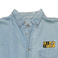 1990s Rolling Stones Denim Button-Up Shirt Tag