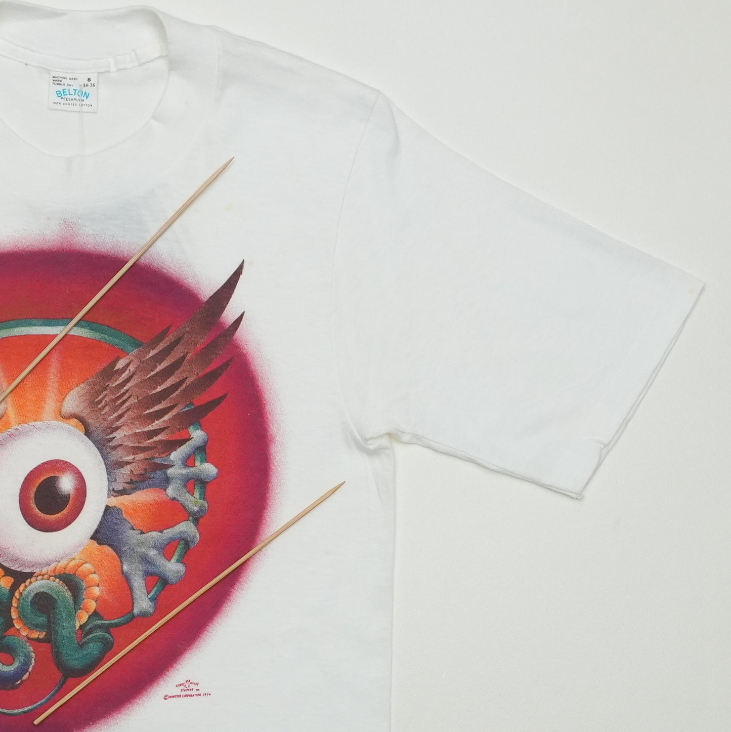 1974 Flying Eye Kelley Mouse Monster Corporation Shirt Front Detail 4