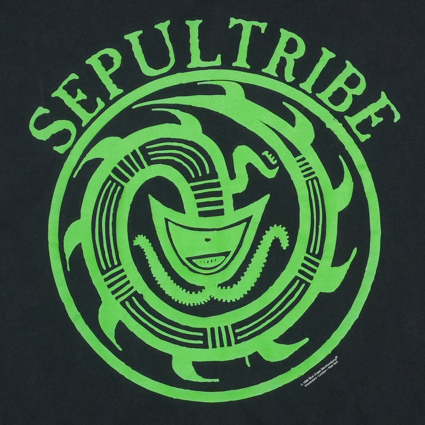 1996 Sepultura Sepultribe Long Sleeve Shirt Front Graphic