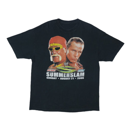 2005 WWE SummerSlam Hogan vs Michaels Shirt Front