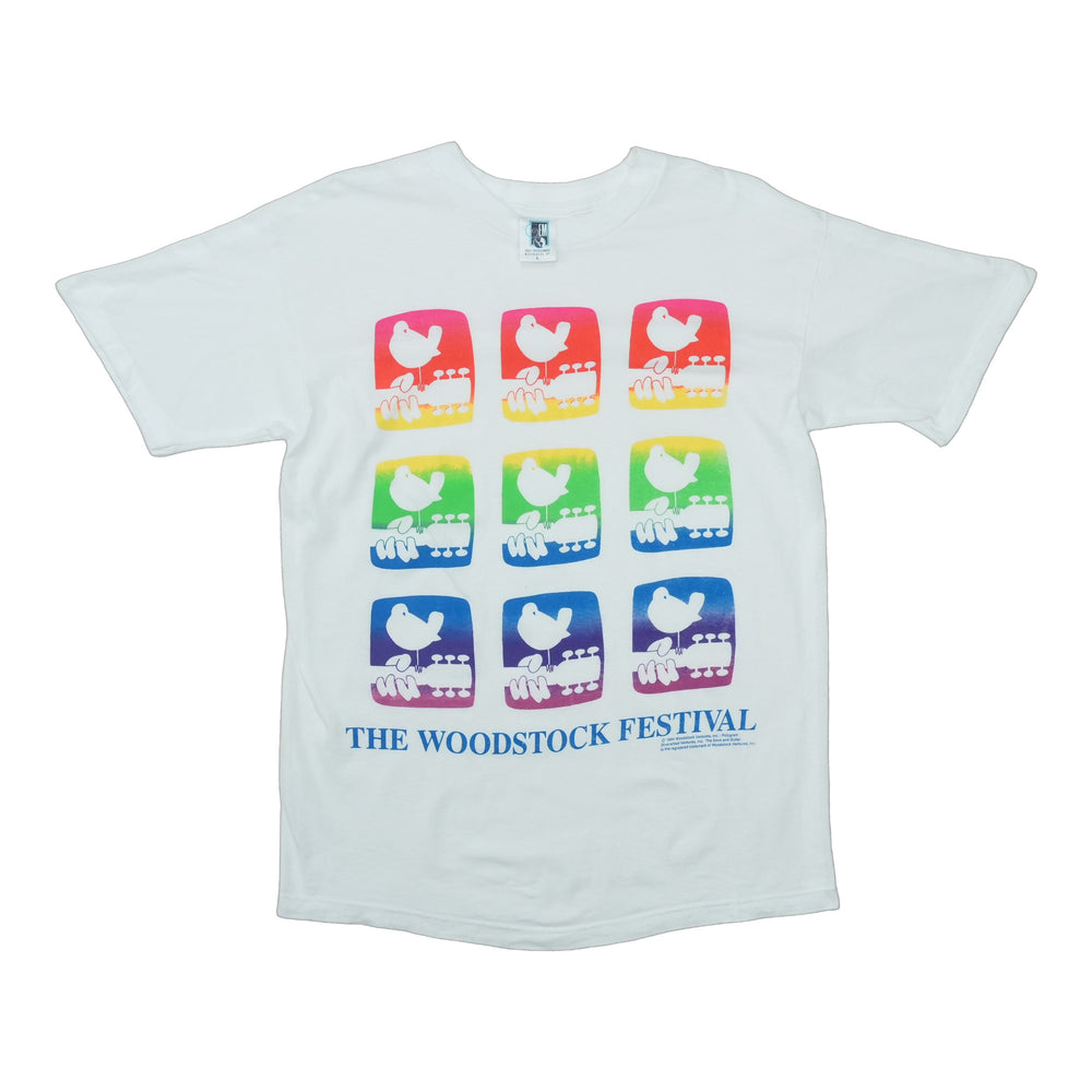 1994 Woodstock Festival Dove & Guitar Shirt Front