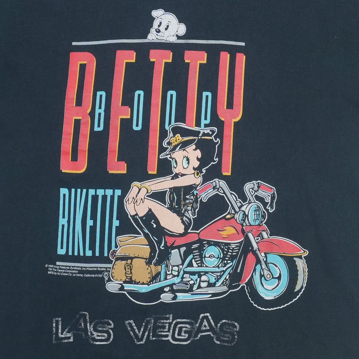 1995 Betty Boop Bikette Las Vegas Shirt Detail 2