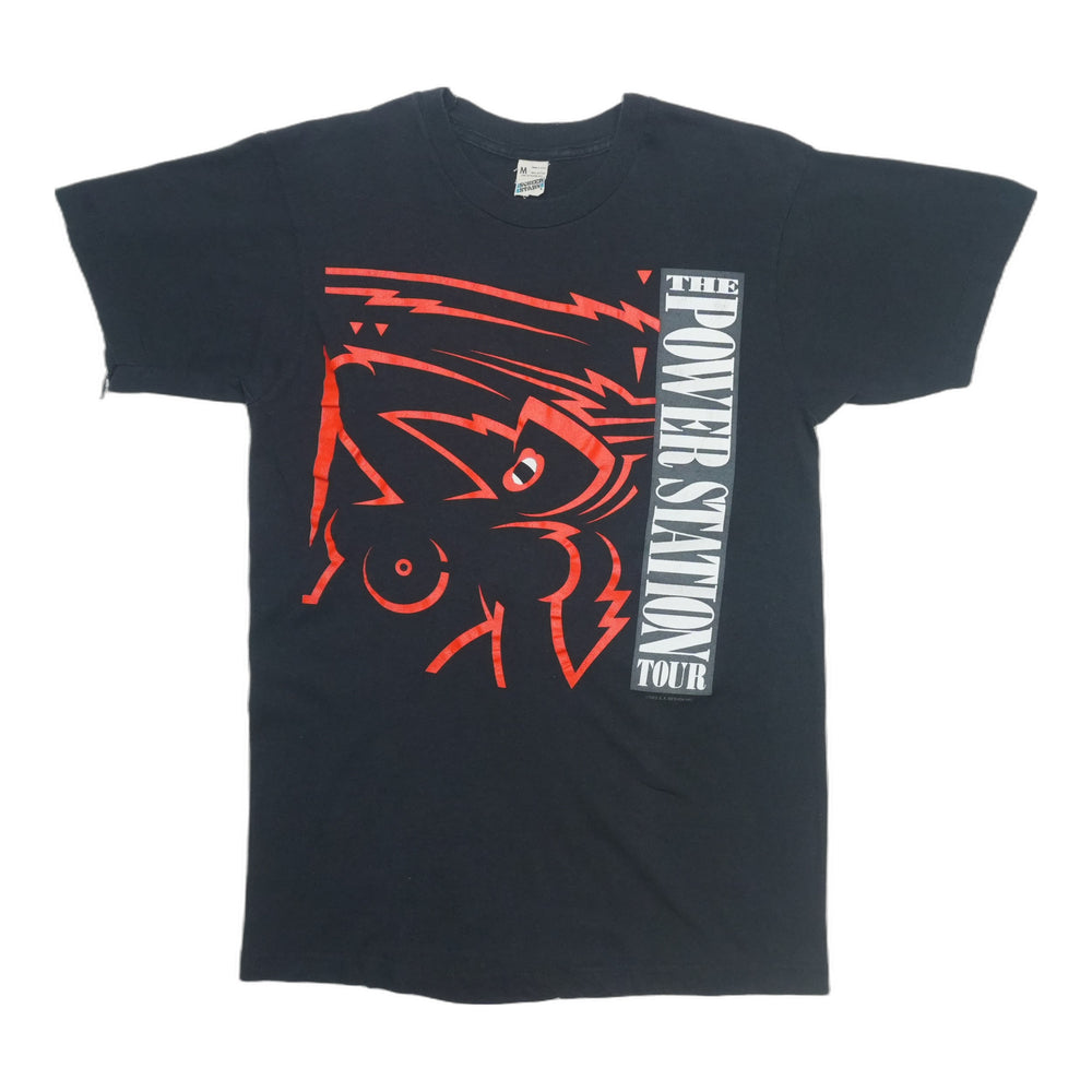 1985 The Power Station Get It On Tour Shirt Front