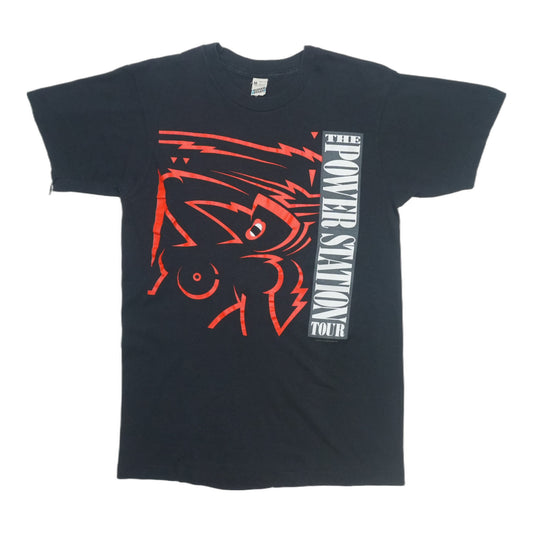 1985 The Power Station Get It On Tour Shirt Front