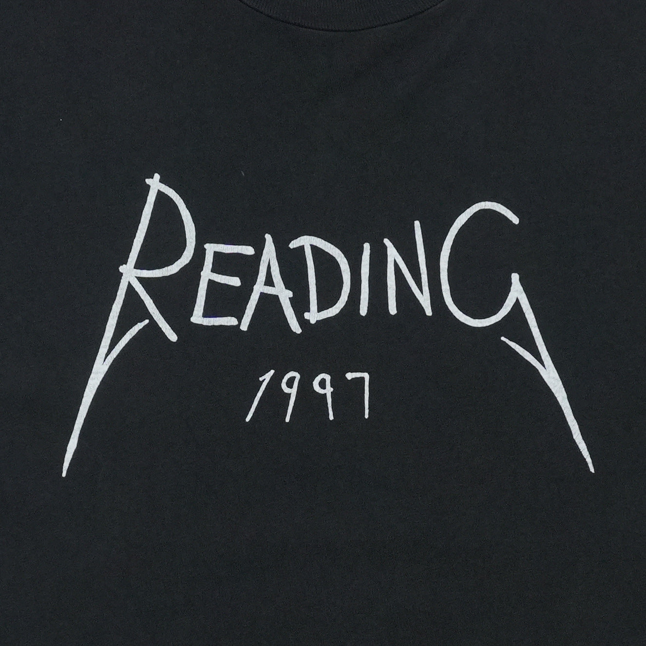 1997 Reading Festival Metallica Concert Shirt Front Detail 1
