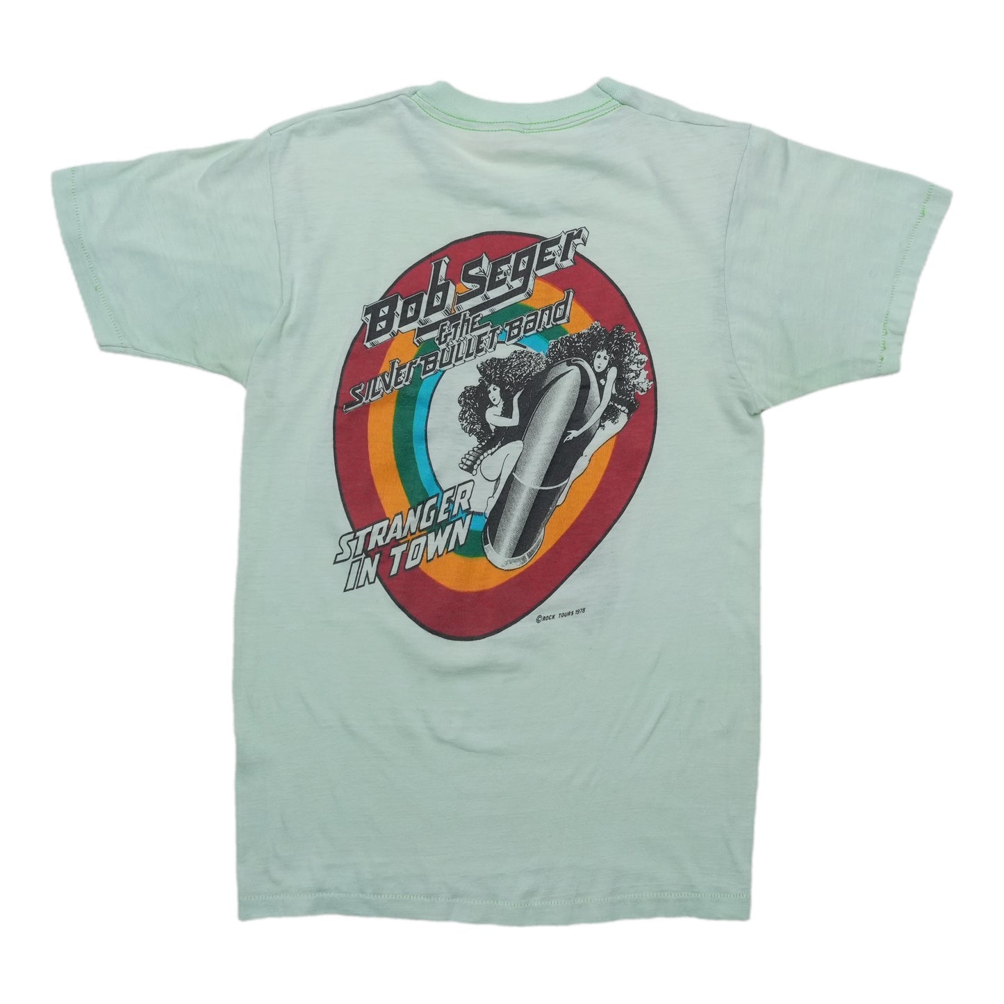 1978 Bob Seger Stranger In Town Tour Shirt Back