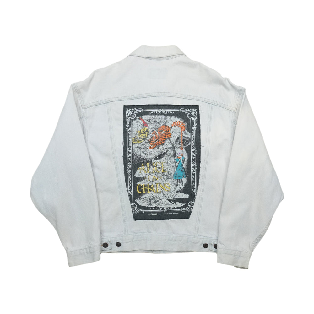 1993 Alice in Chains Levi's Denim Jacket Back
