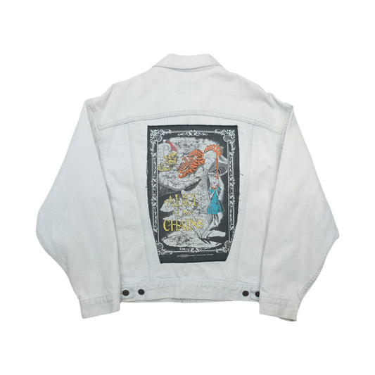 1993 Alice in Chains Levi's Denim Jacket Back