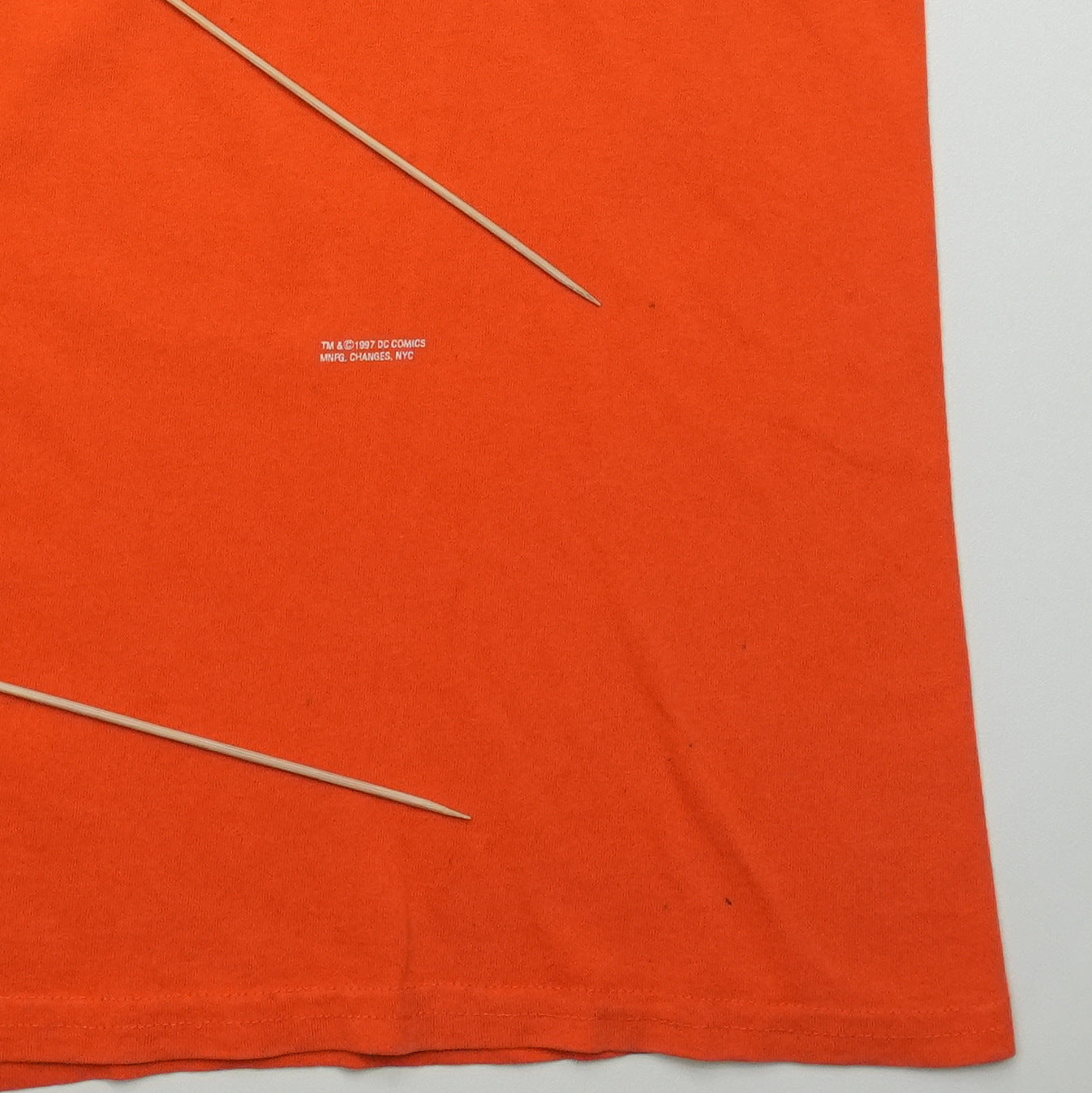 1990s Superman Shield Logo Shirt Detail