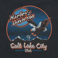1990s Harley Davidson Swooping Eagle ShirtBack Graphic