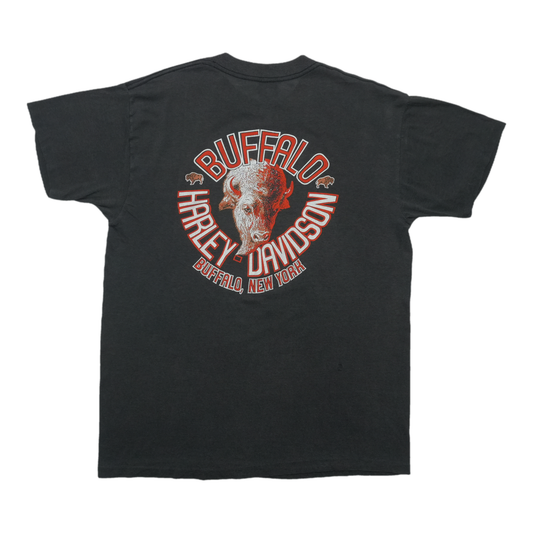 1989 Harley Davidson Last Biker On Earth 3D Emblem ShirtBack