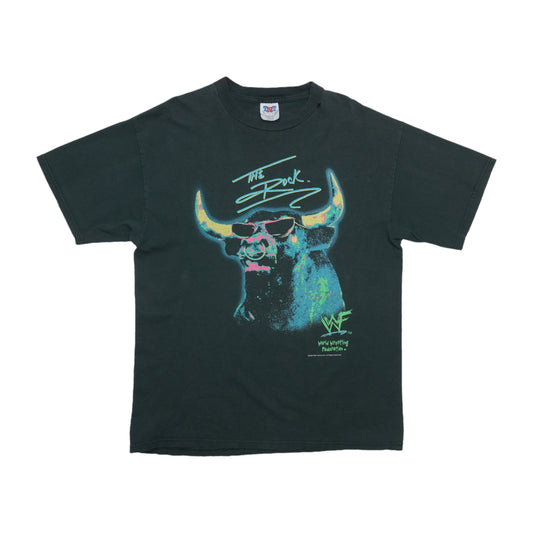 1999 The Rock WWF Brahma Bull Shirt Front
