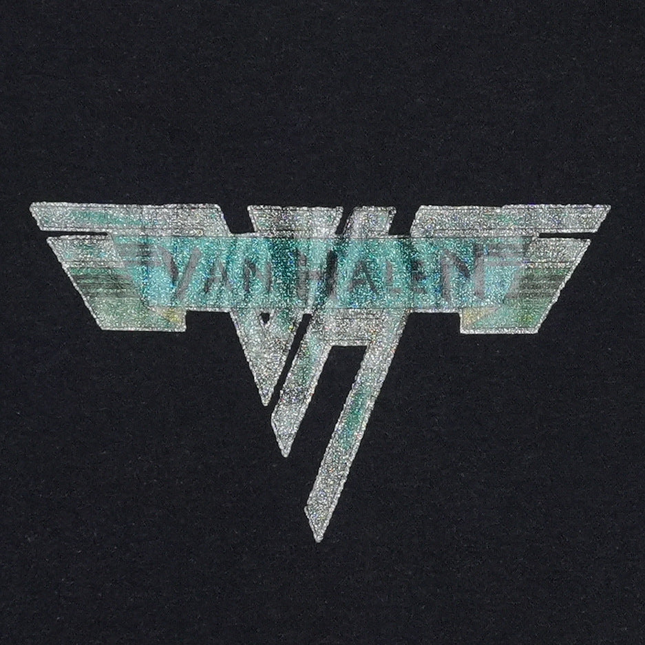 1980s Van Halen Iron On Graphic Shirt Detail 2