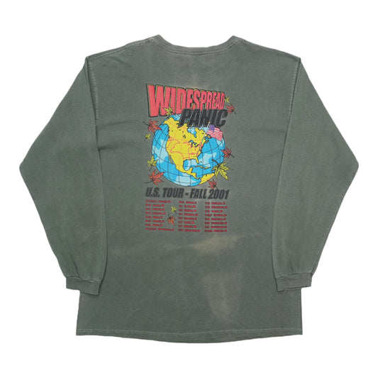2001 Widespread Panic US Tour Long Sleeve Shirt Back