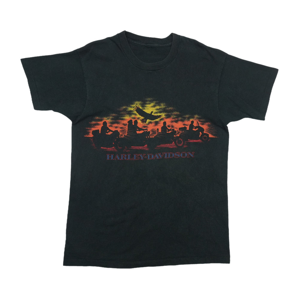 1990s Harley Davidson Anacortes Washington Shirt Front