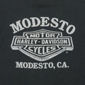 1989 Harley Davidson Motor Co Hawg 3D Emblem ShirtBack Graphic