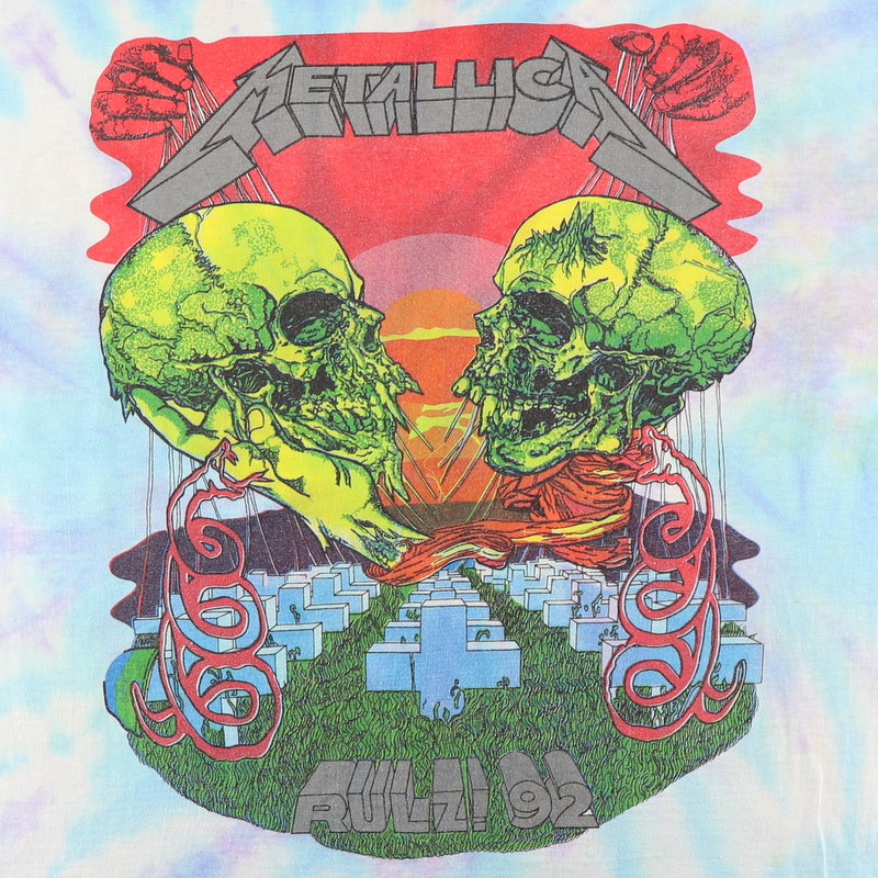 1992 Metallica Rulz Tie Dye Tour Shirt