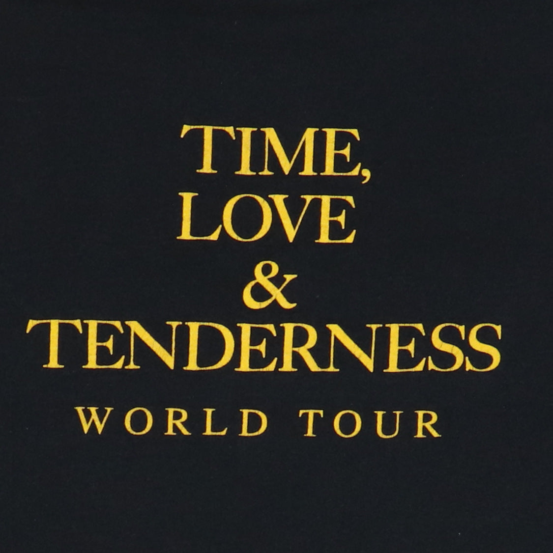 1991 Michael Bolton Time Love & Tenderness World Tour Shirt