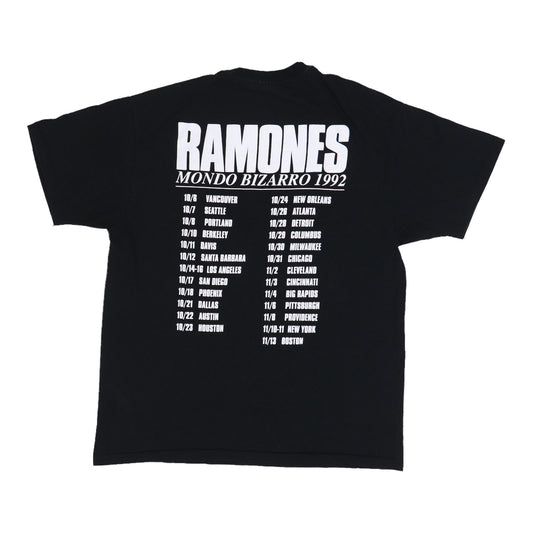 1992 Ramones Mondo Bizzaro Tour Shirt