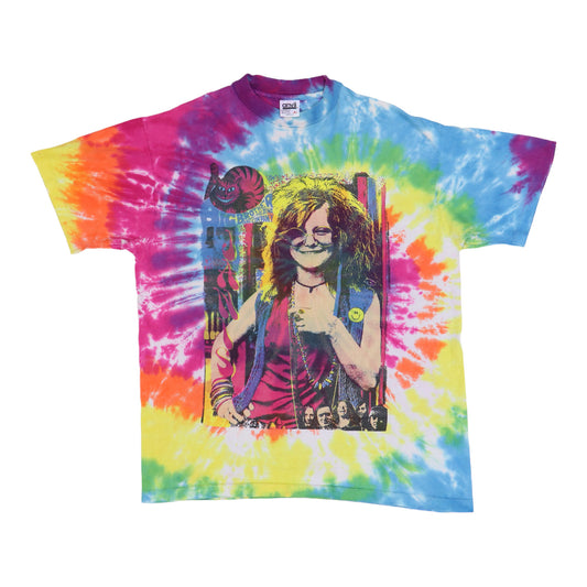 1990s Janis Joplin Tie Dye Shirt