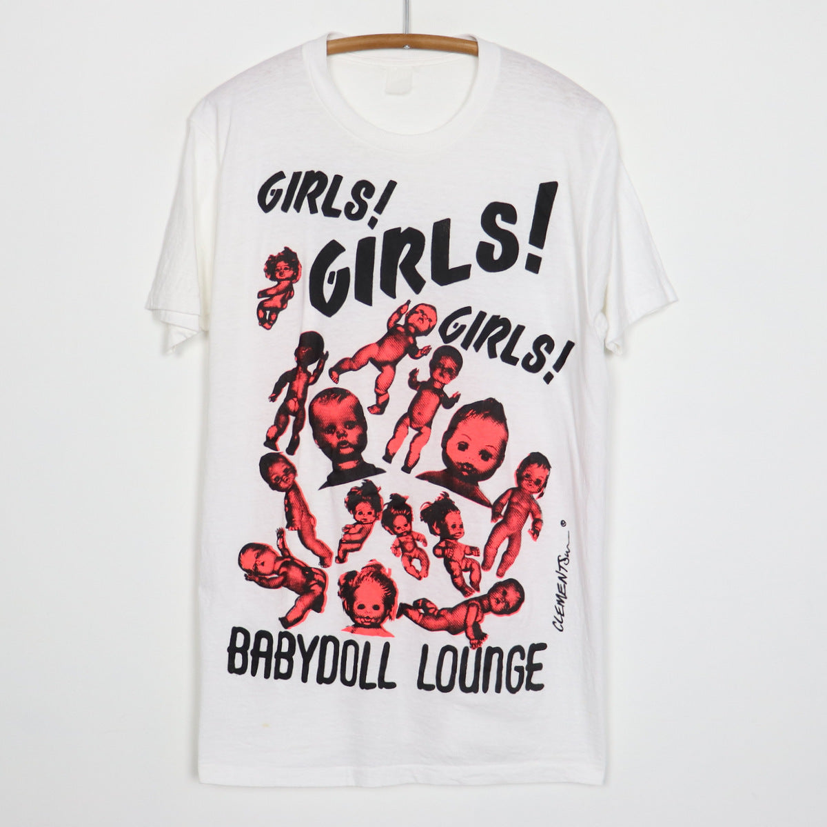 1980s Girls Girls Girls Babydoll Lounge Shirt
