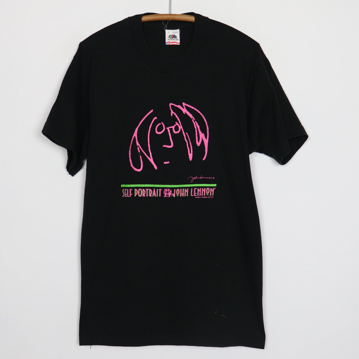 1980s John Lennon Self Portrait Shirt | WyCo Vintage