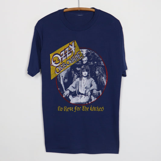 1988 Ozzy Osbourne No Rest For The Wicked Tour Shirt