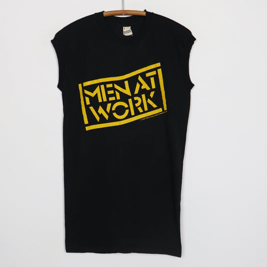 1983 Men At Work North American Tour Sleeveless Shirt