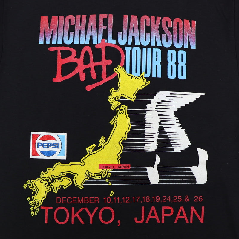 1988 Michael Jackson Bad Tour Shirt – WyCo Vintage