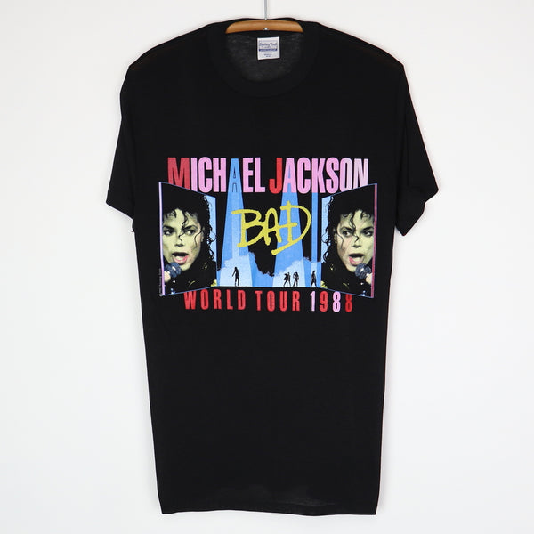 1988 Michael Jackson Bad Tour Shirt | Authentic Vintage Tee – WyCo