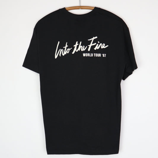 1987 Bryan Adams Into The Fire World Tour Shirt