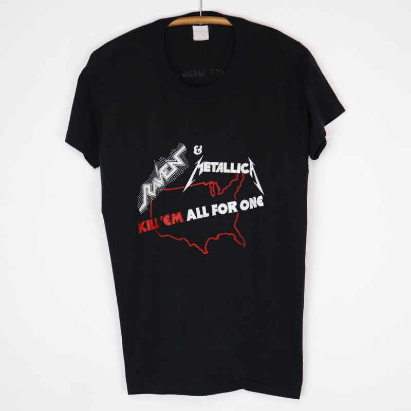 1983 Metallica & Raven Kill Em All For One Tour Shirt