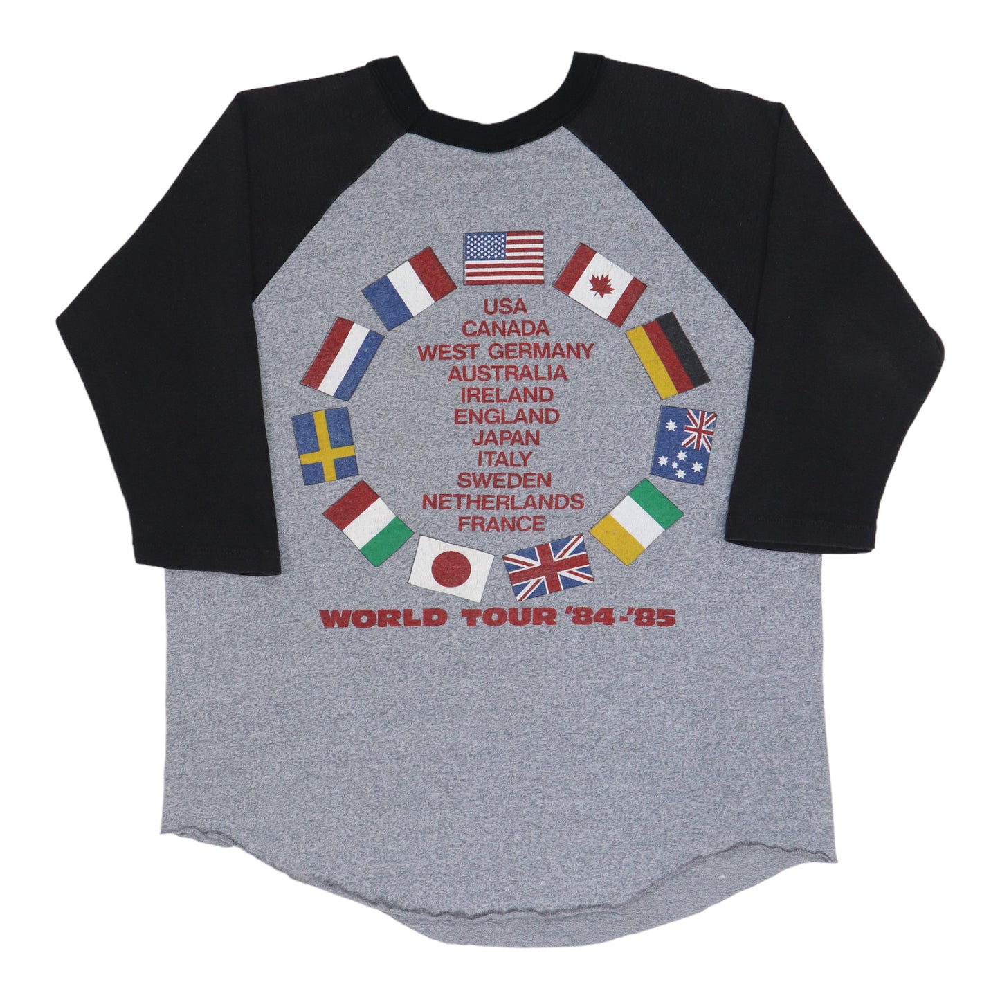 1984 Bruce Springsteen World Tour Jersey Shirt