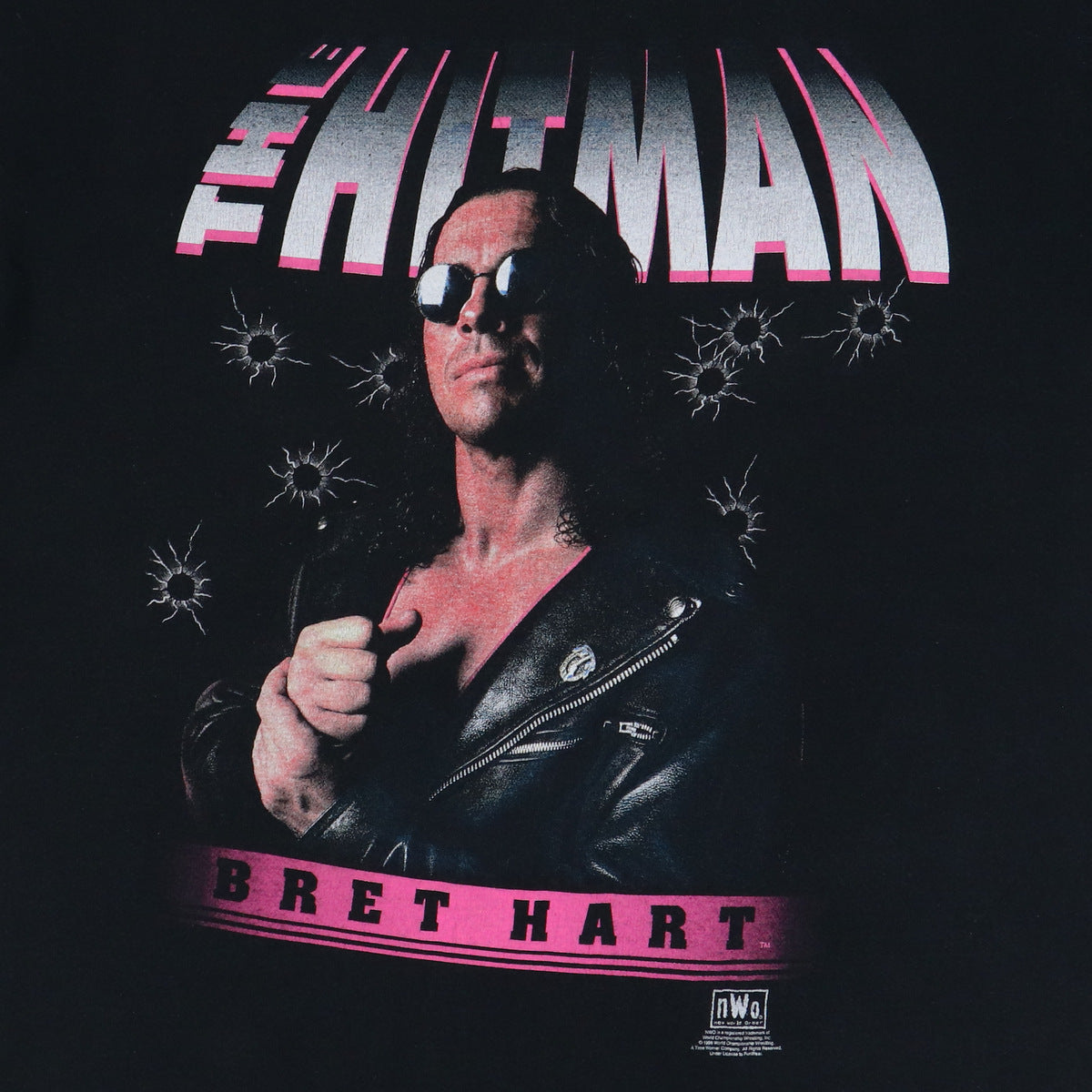 1998 Bret The Hitman Hart NWO WCW Shirt
