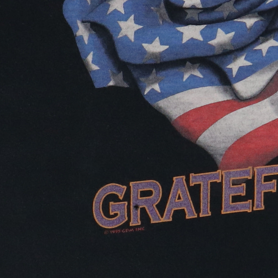 1998 Grateful Dead American Beauty Liquid Blue Shirt