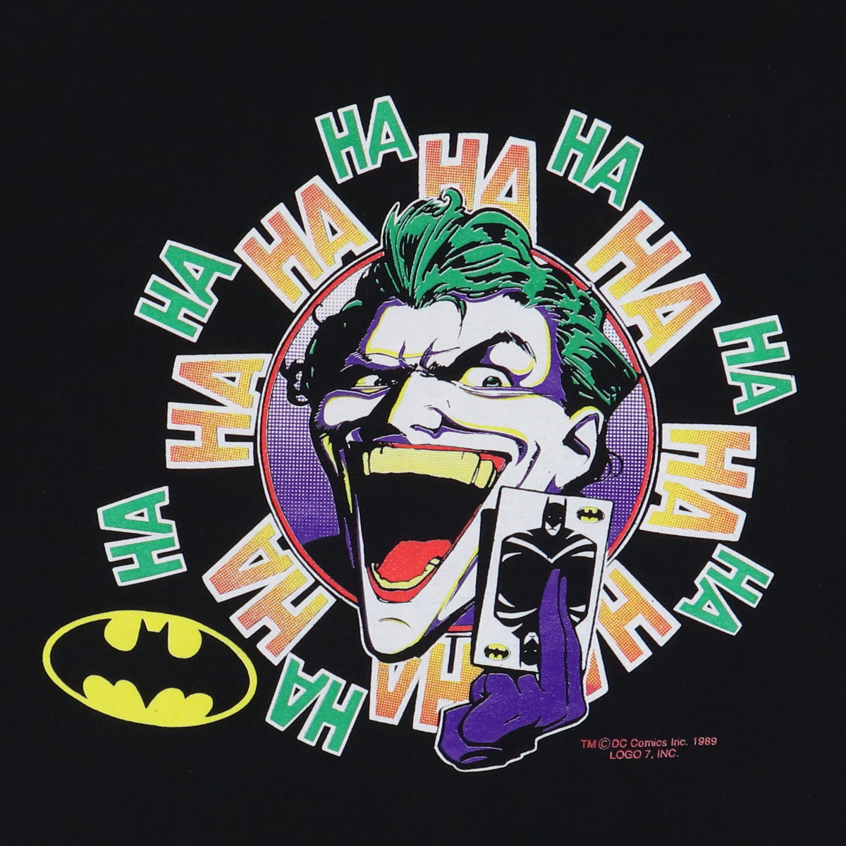 1989 Batman The Joker Hahaha DC Comics Shirt | Authentic Vintage 