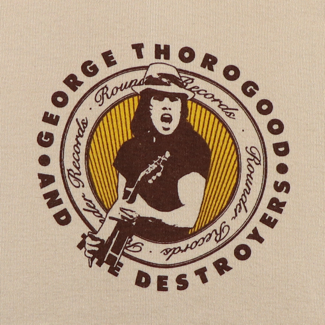 1977 George Thorogood And The Destroyers Rounder Records Shirt