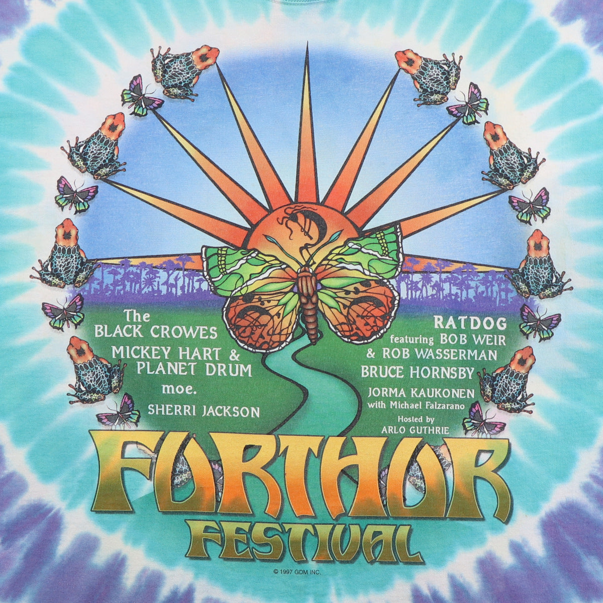 1997 Further Festival Tie Dye Shirt | Authentic Vintage Tee – WyCo