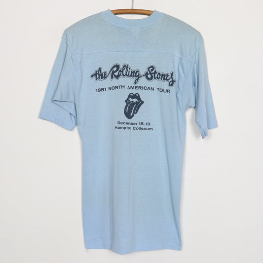 1981 Rolling Stones North American Tour Jersey Shirt