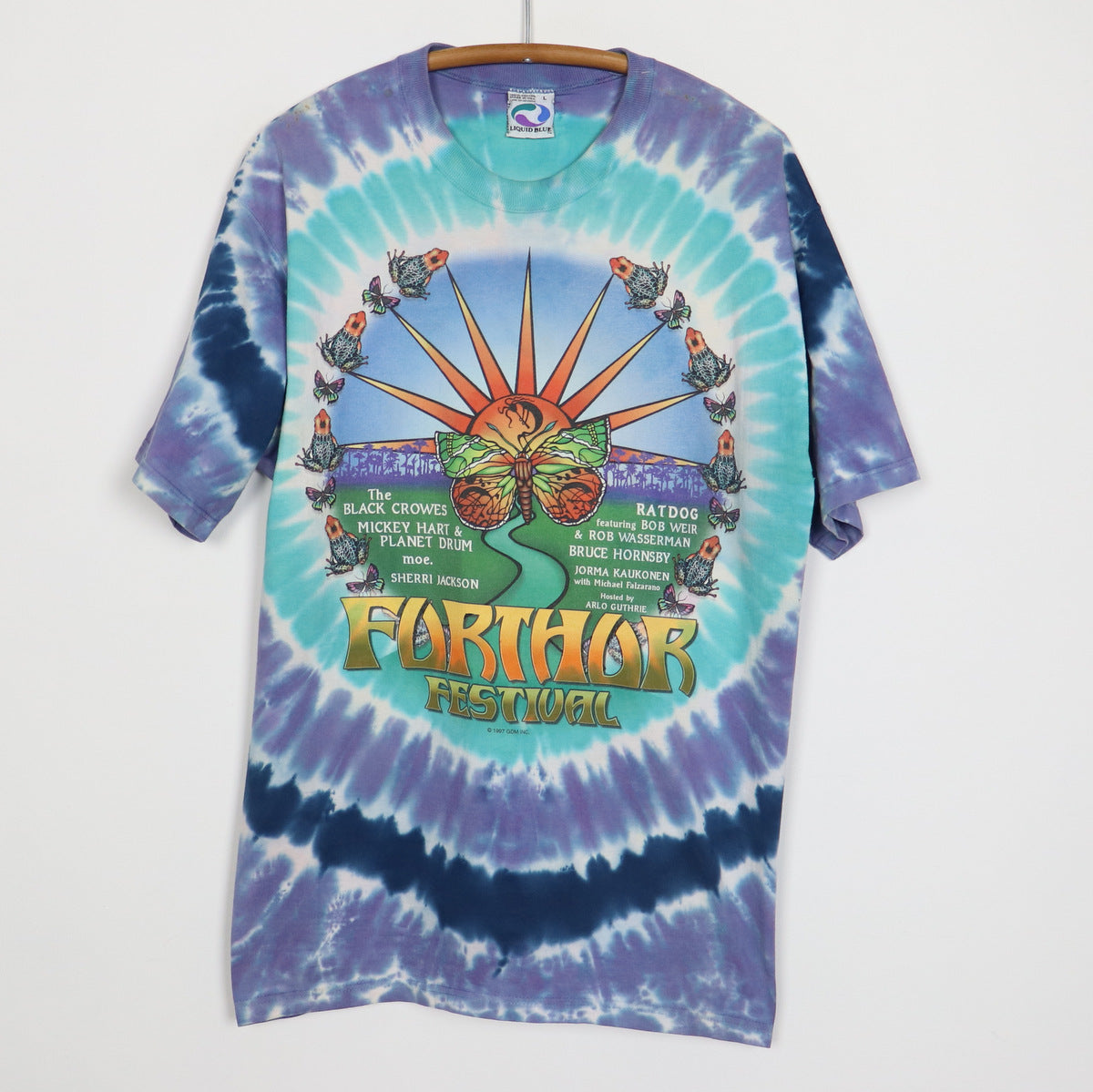 1997 Further Festival Tie Dye Shirt | Authentic Vintage Tee – WyCo