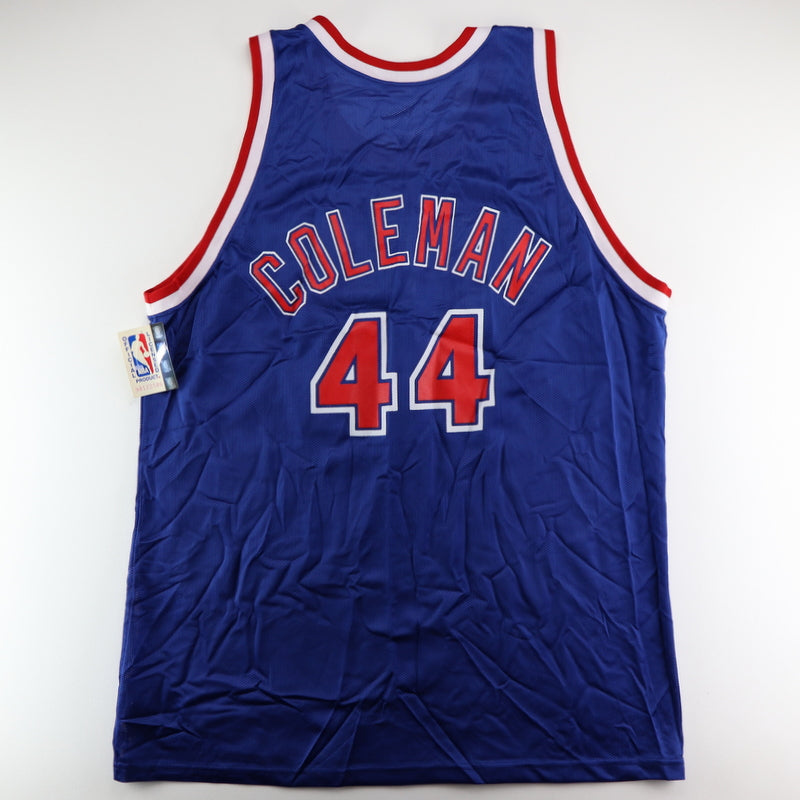 Vintage New Jersey Nets Derrick Coleman Pennant & 