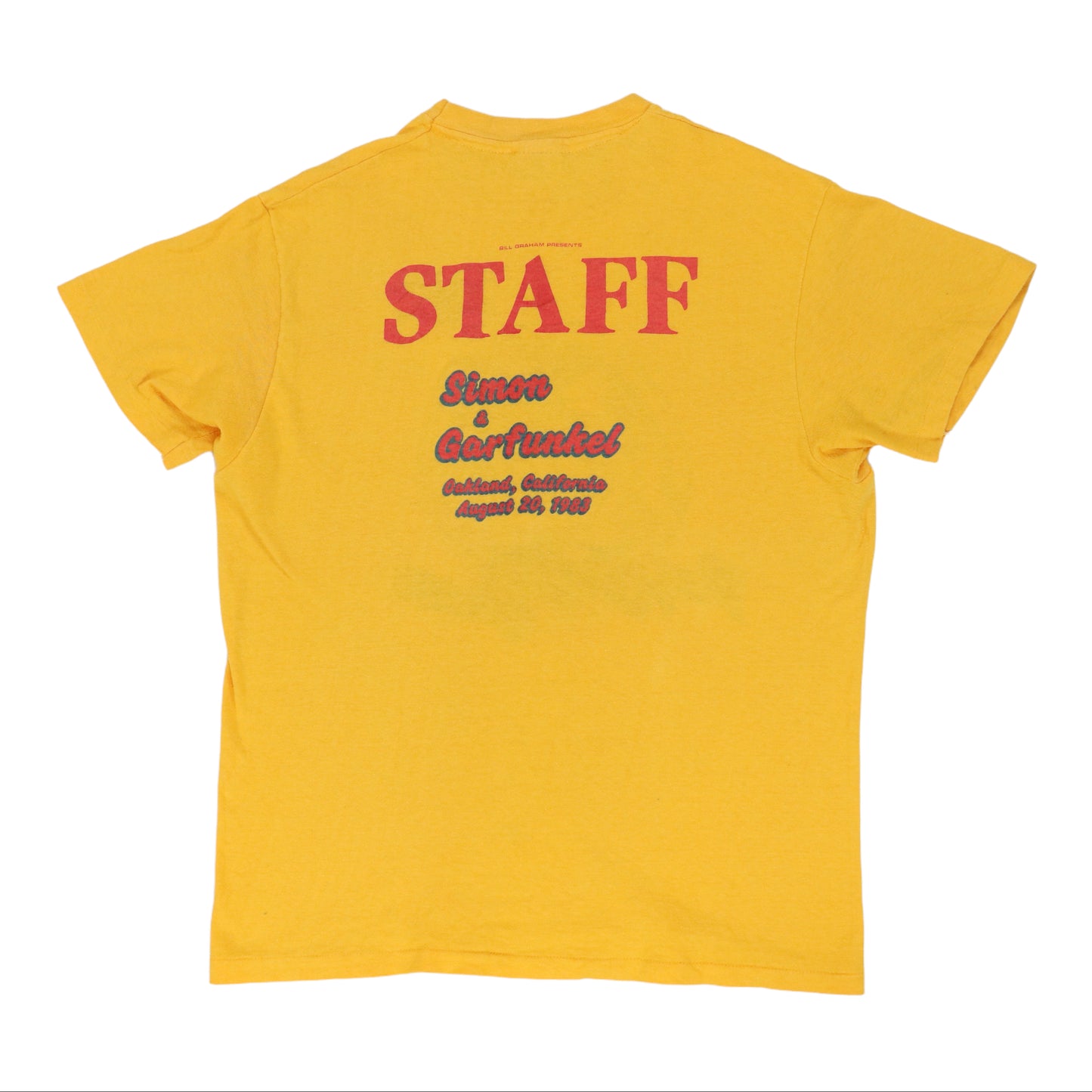 1983 Simon & Garfunkel Day On The Green Concert Staff Shirt