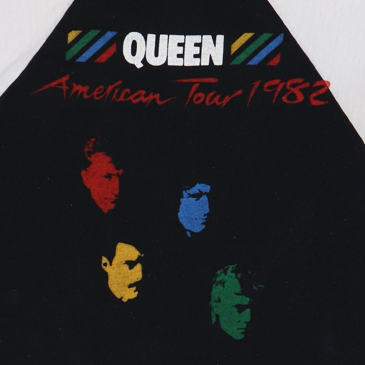 Original vintage 1982 Queen American Tour Jersey Shirt | WyCo Vintage
