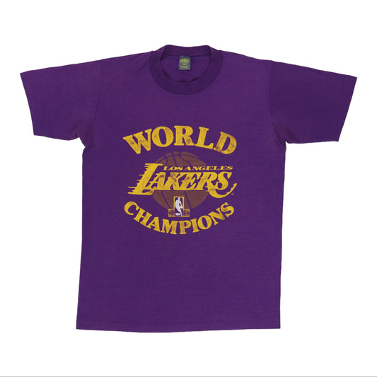 1985 Los Angeles Lakers World Champions NBA Basketball Shirt