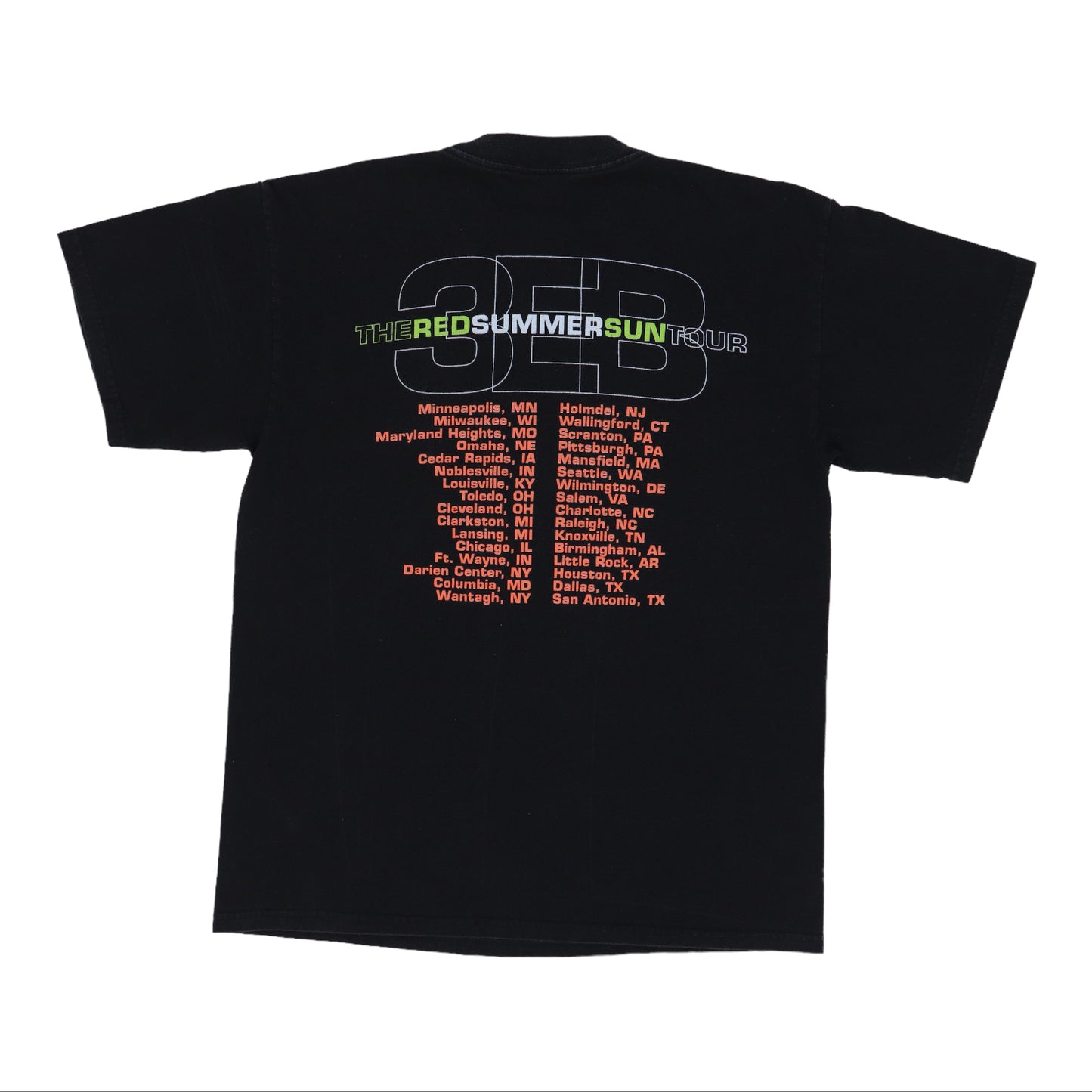 2000 Third Eye Blind Red Summer Sun Tour Shirt