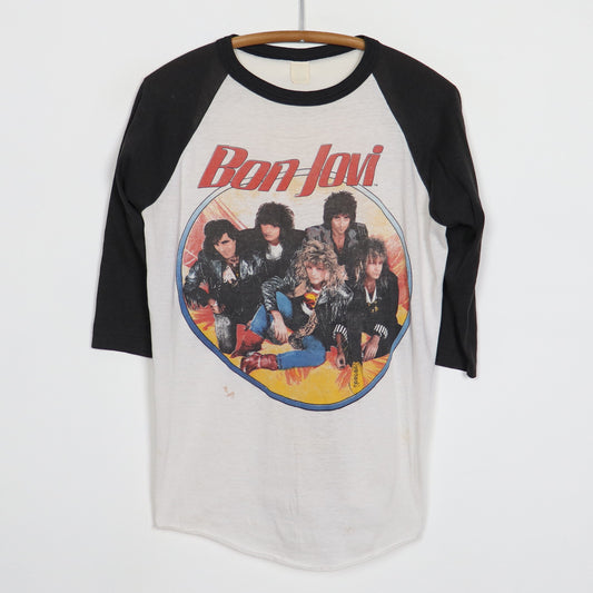 1987 Bon Jovi Slippery When Wet Tour Jersey Shirt