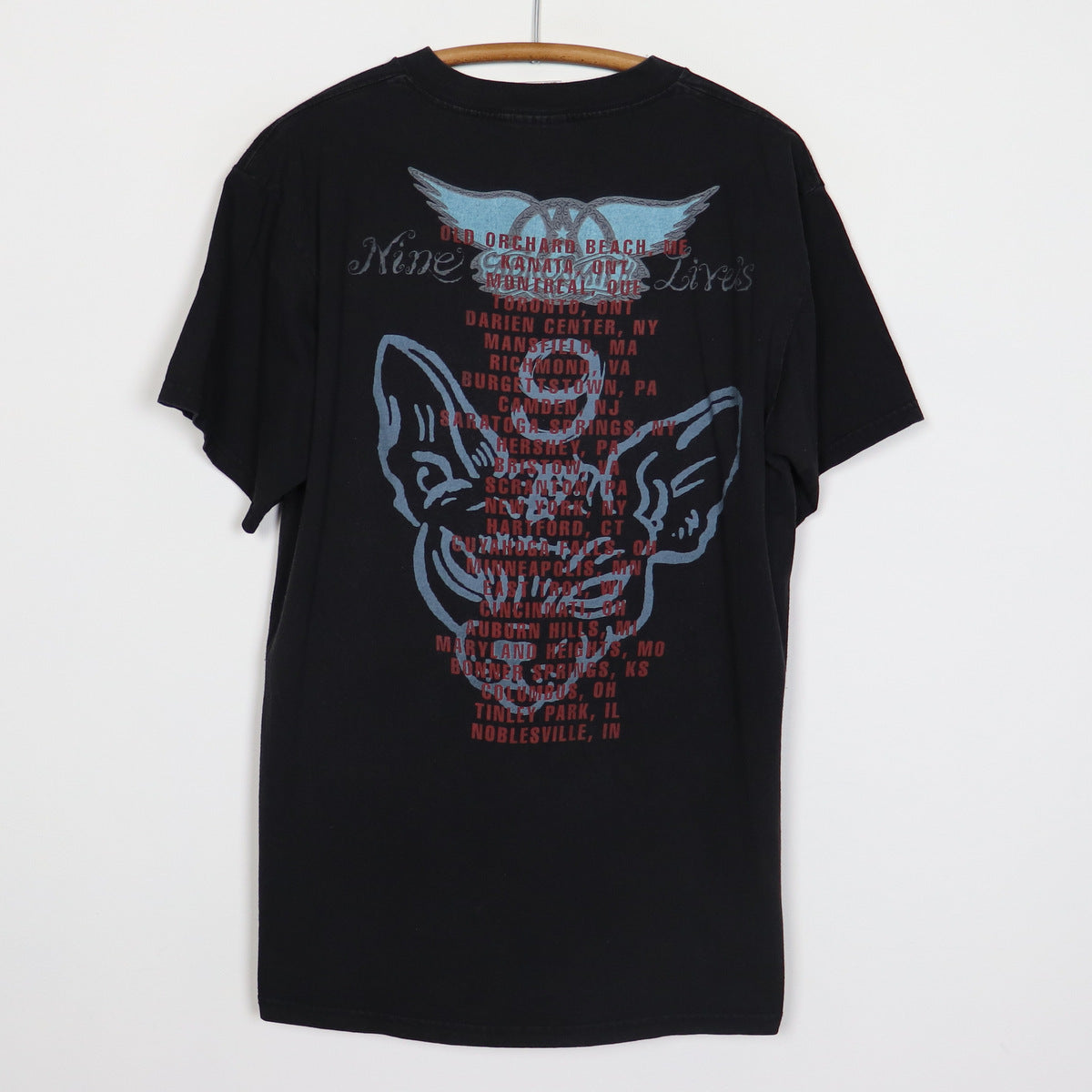 1997 Aerosmith Nine Lives Tour Shirt | Authentic Vintage Tee 