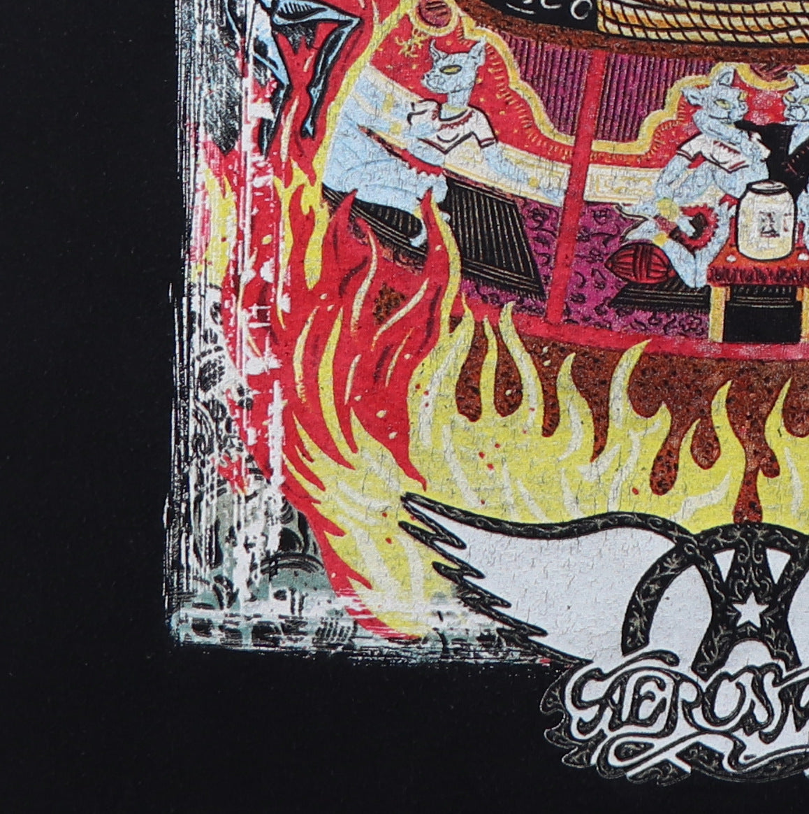 1997 Aerosmith Nine Lives Tour Shirt | Authentic Vintage Tee
